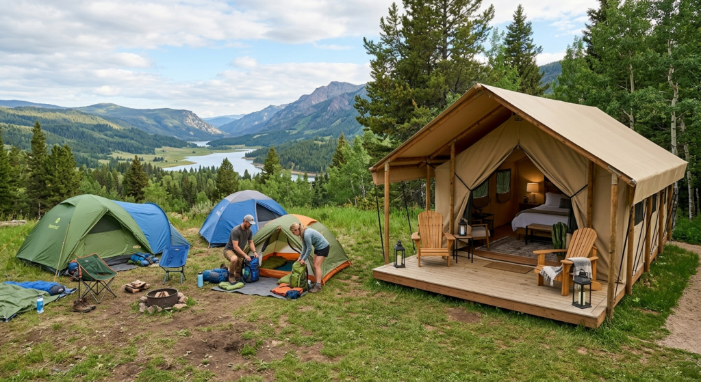 Teltcamping vs glamping: hvilken passer til dig