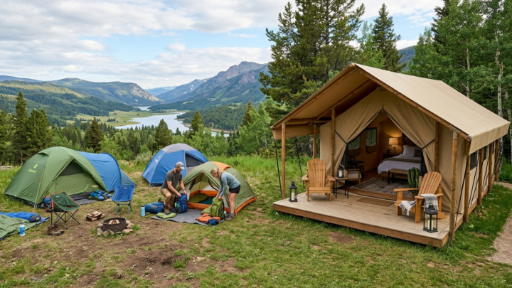 Teltcamping vs glamping: hvilken passer til dig